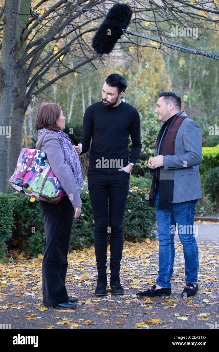 Rylan Clark Neal vox pop interviews and portraits Stock Photo