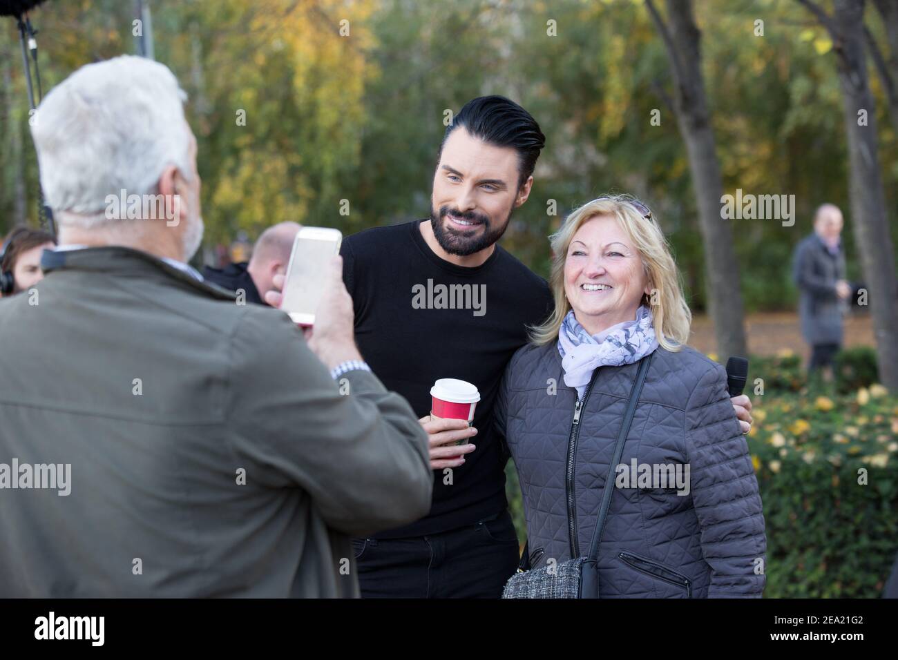 Rylan Clark Neal vox pop interviews and portraits Stock Photo