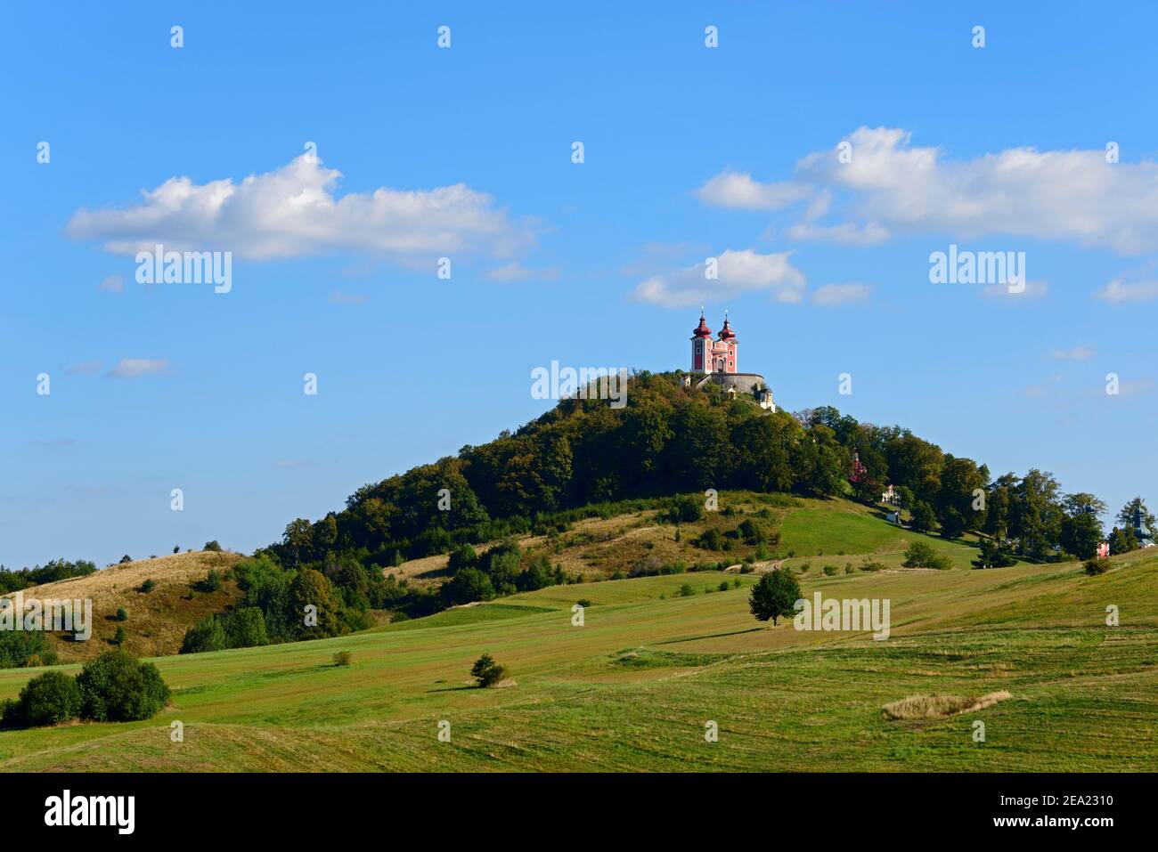 Calvary Church on Calvary Hill, Banska Stiavnica, Pohronie region, Slovakia Stock Photo