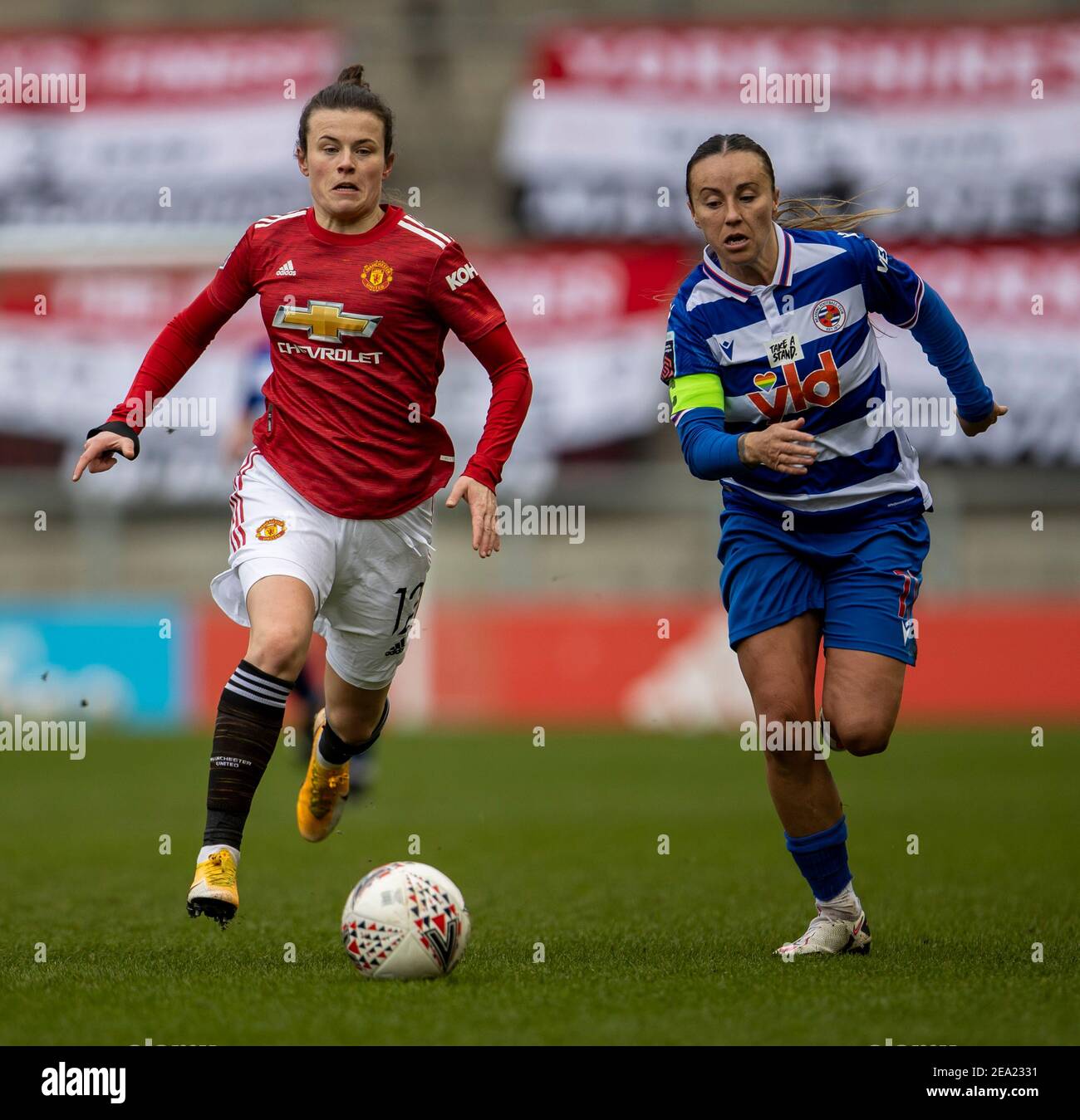 Leigh Sports Village, Lancashire, UK. 7th Feb, 2021. Women's English