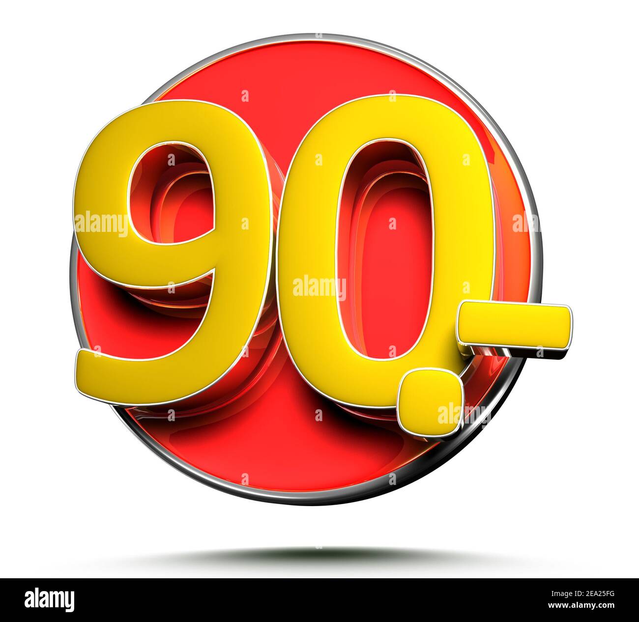 Number 90 Cut Out Stock Images & Pictures - Alamy