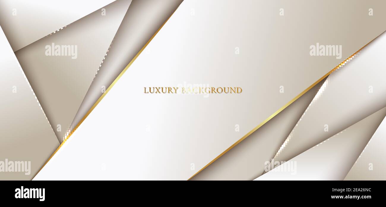Abstract background modern luxury template design 3D golden geometric ...