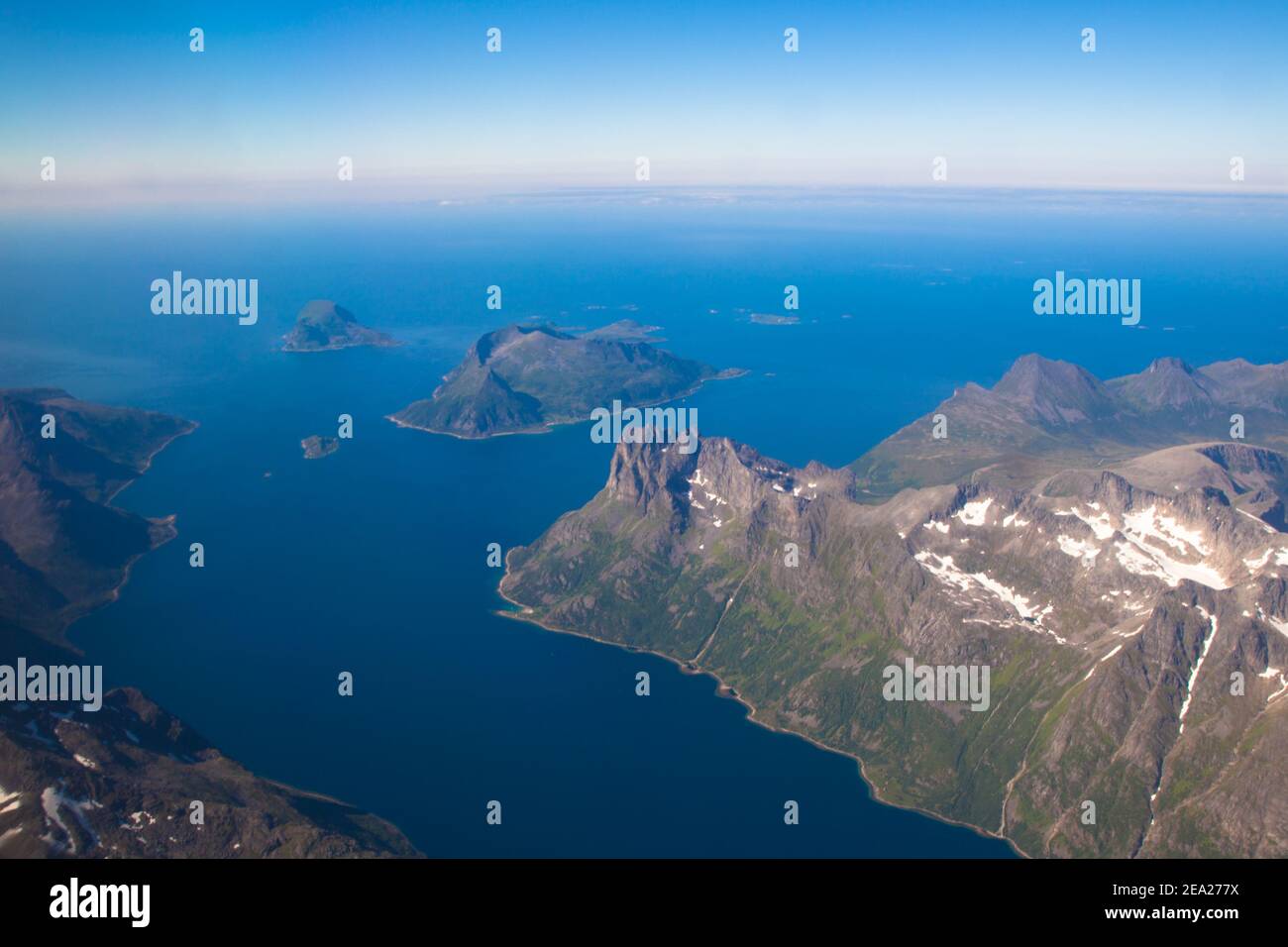 Lofoten islands aerial hi-res stock photography and images - Alamy