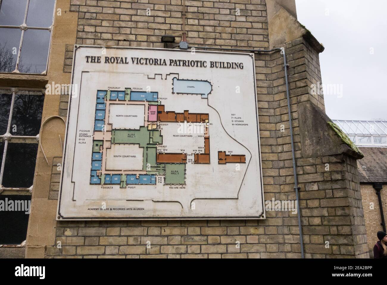 The Royal Victoria Patriotic Asylum, Trinity Road, Wandsworth, London, U.K. Stock Photo