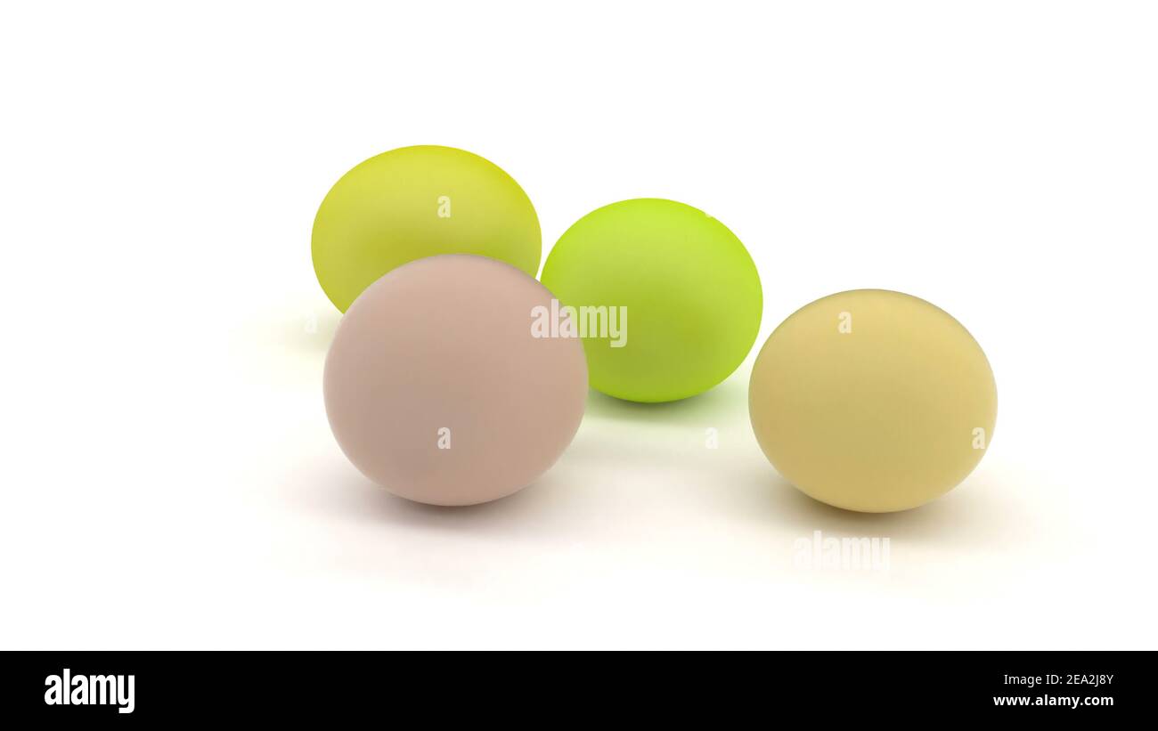 Color balls soft body physics super slow motion shot 1000fps 3d render  Stock Photo - Alamy