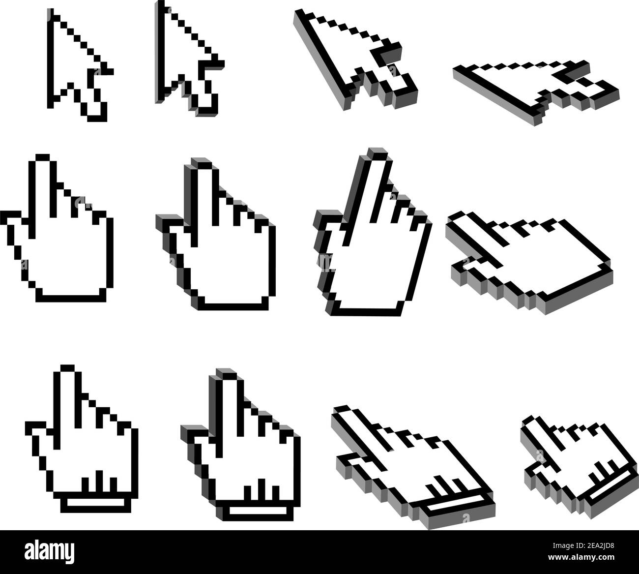 Pixelated graphics hi-res stock photography and images - Alamy