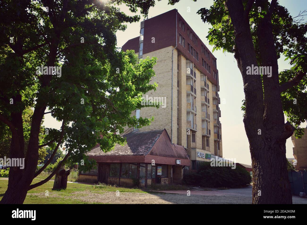 Hotel Danube - Dunav in Vukovar, Croatia Stock Photo