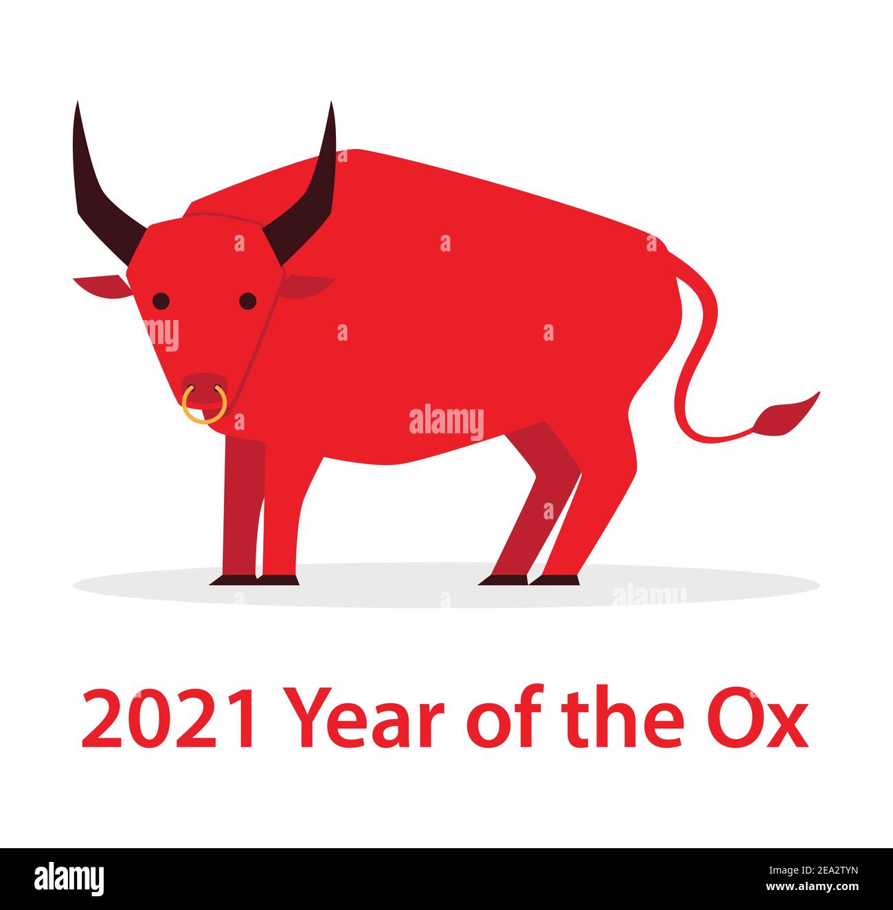chinese new year ox animal