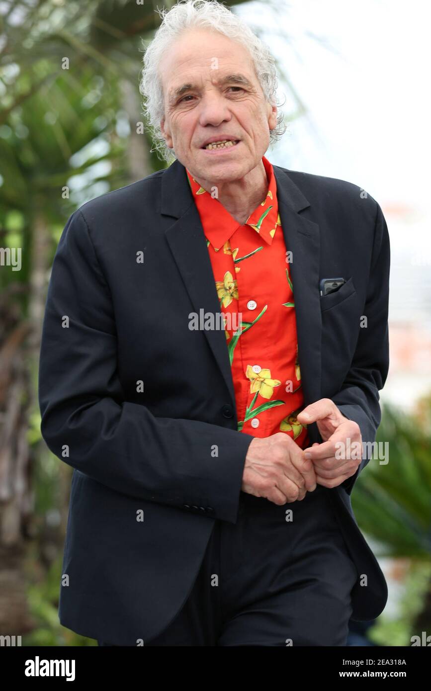 CANNES, FRANCE - MAY 20, 2019: Abel Ferrara attends the Tommaso Photocall during the 72nd Cannes Film Festival (Credit: Mickael Chavet) Stock Photo