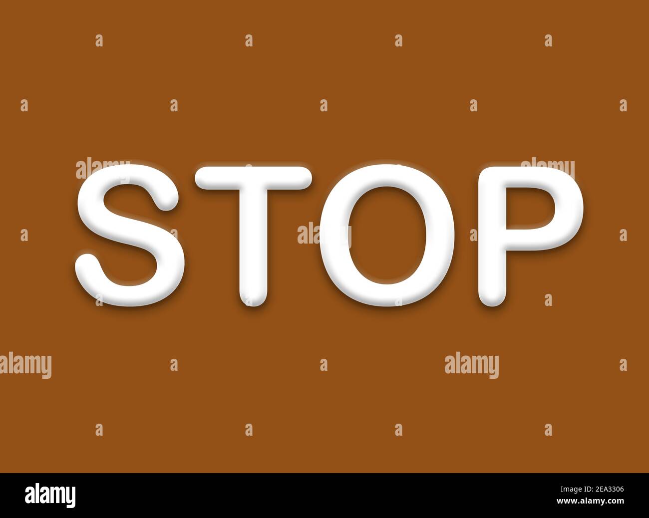 STOP Text Design Illustration. Business Text Banner stationary poster ...