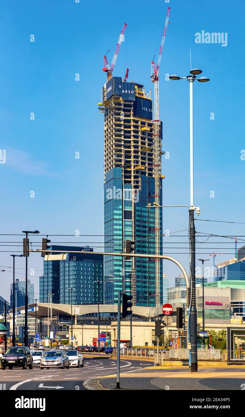 Varso Place Varso Tower Construction Site High Resolution Stock Photography and ...