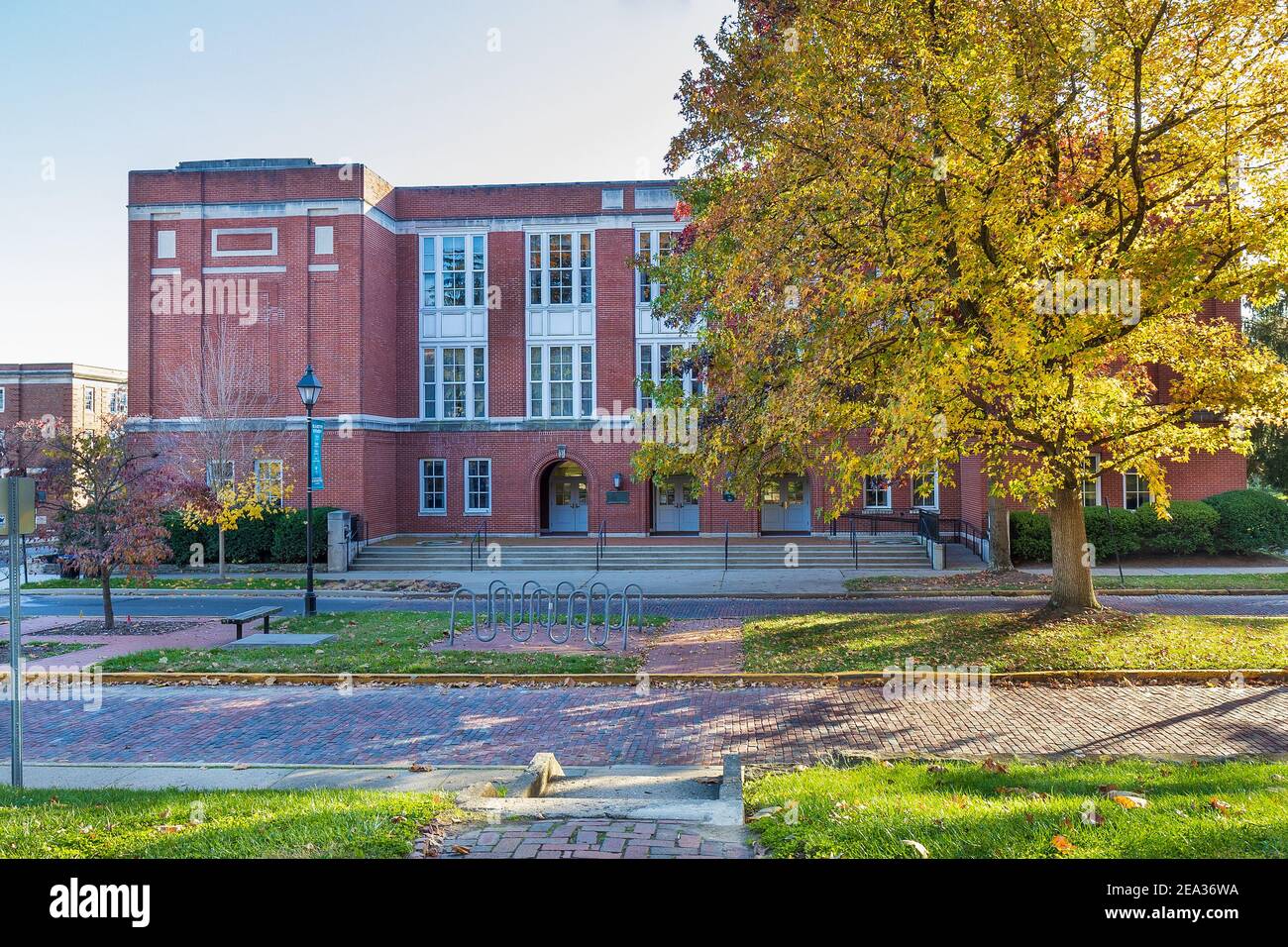 ATHENS, OH, USA - NOVEMBER 6: Gordy Hall on November 6, 2020 at Ohio University in Athens, Ohio. Stock Photo