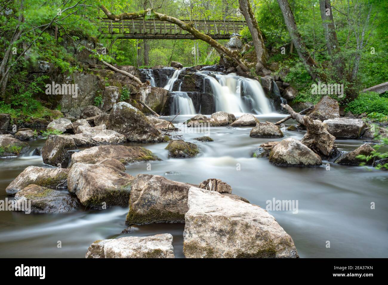 Stunning smooth waterfall background hi-res stock photography and ...