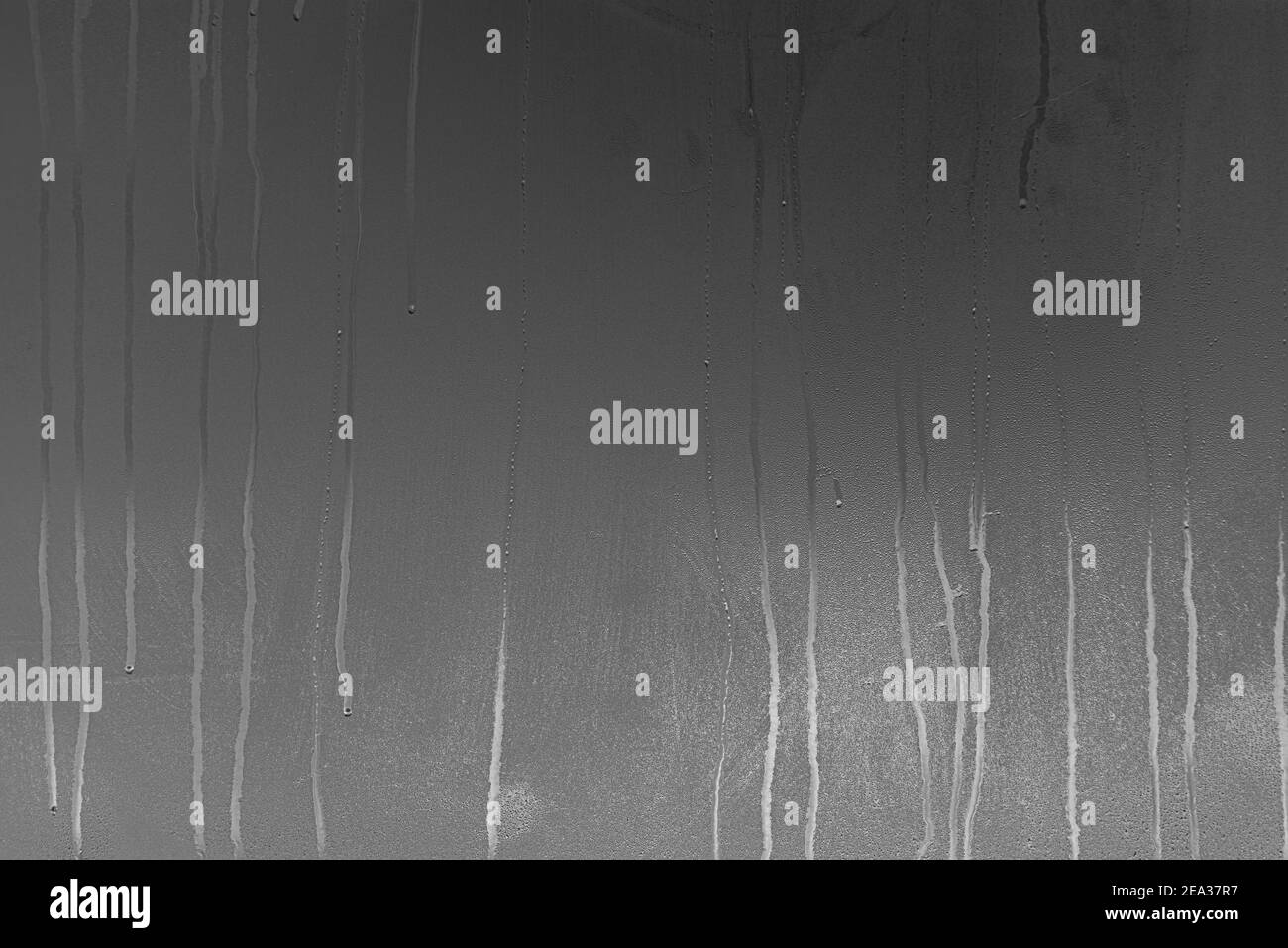 Window Steam Effect Real glass Window with steam and condensation on surface raining Night ...
