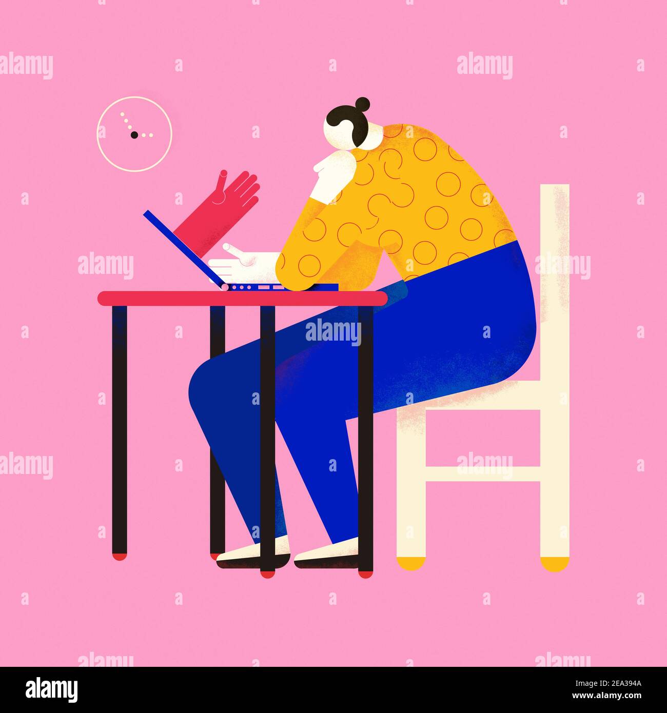 Telecommuting position hi-res stock photography and images - Alamy