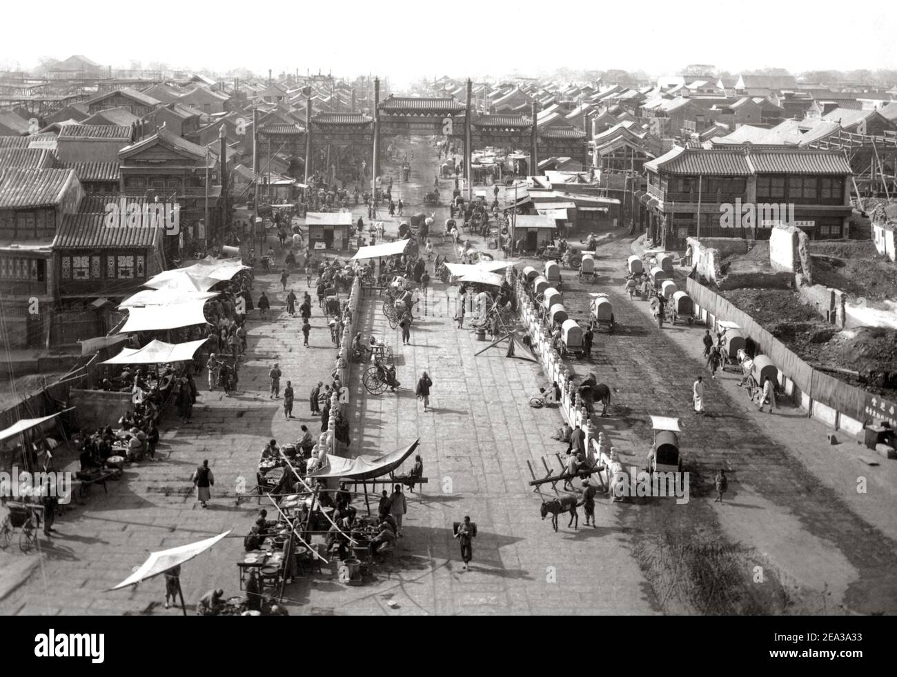 Beijing landscape 19th century hi-res stock photography and