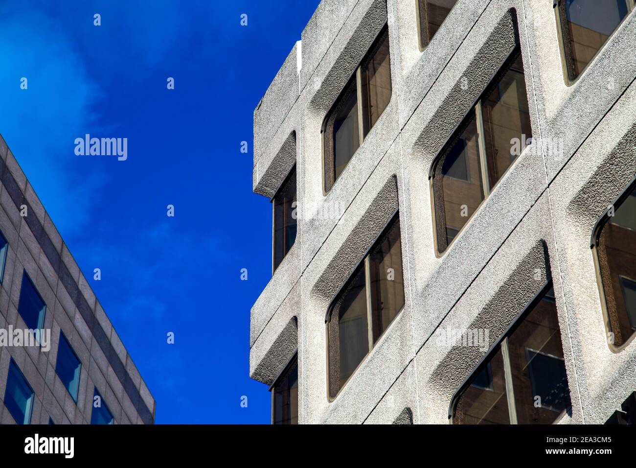 1970s brutalist office block Colechurch House by architect  E G Chandler in London Bridge, London, UK Stock Photo