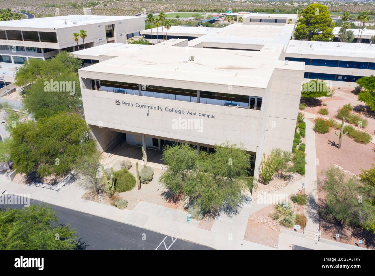 Pima Community College - West Campus, Tucson, AZ, USA Stock Photo