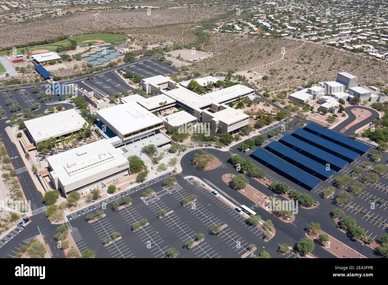 Pima Community College - West Campus, Tucson, AZ, USA Stock Photo