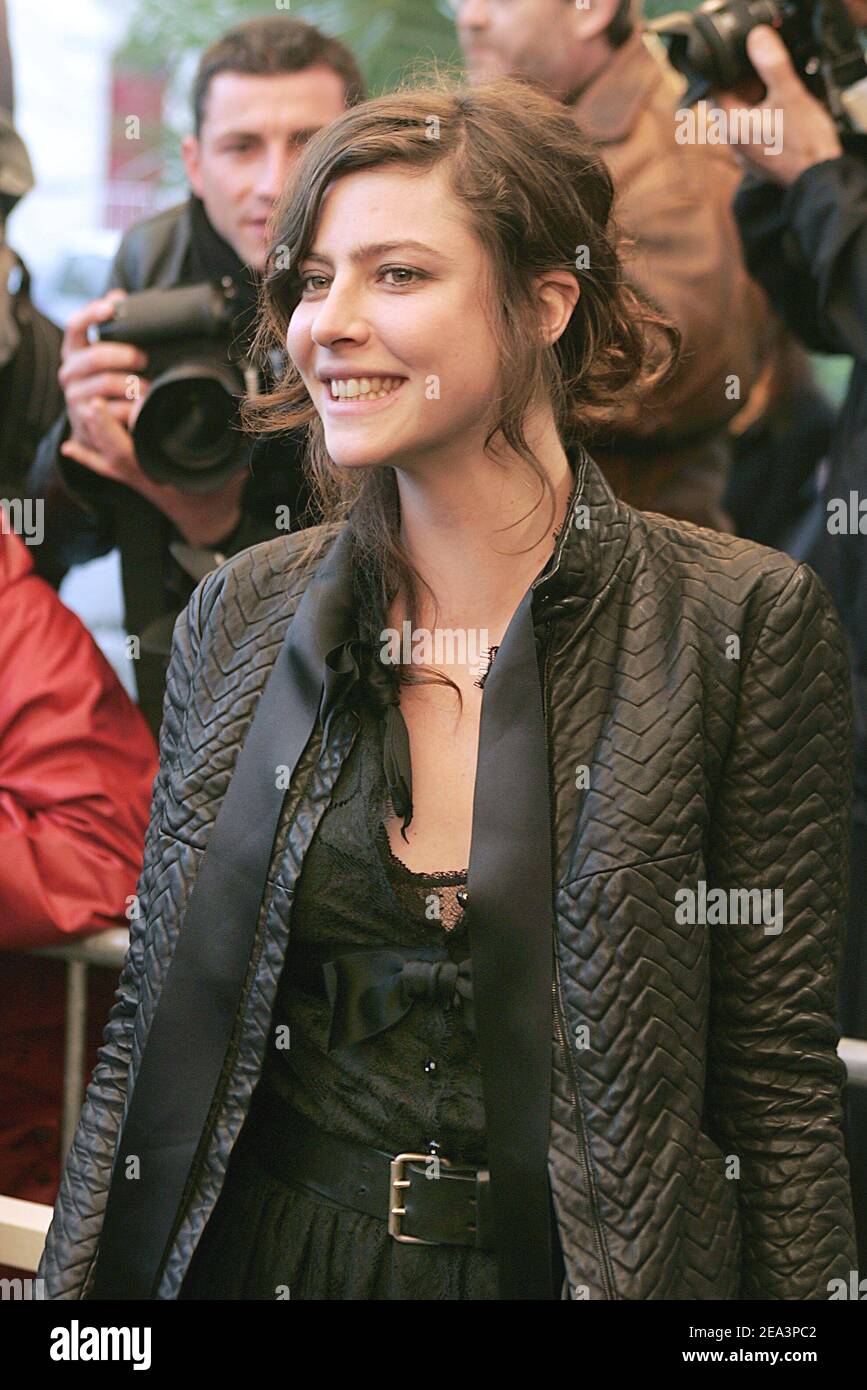 Jury member Anna Mouglalis attends the opening ceremony of the 'Festival du Film Policier' in Cognac, France on April 7, 2005. Photo by Patrick Bernard/ABACA. Stock Photo