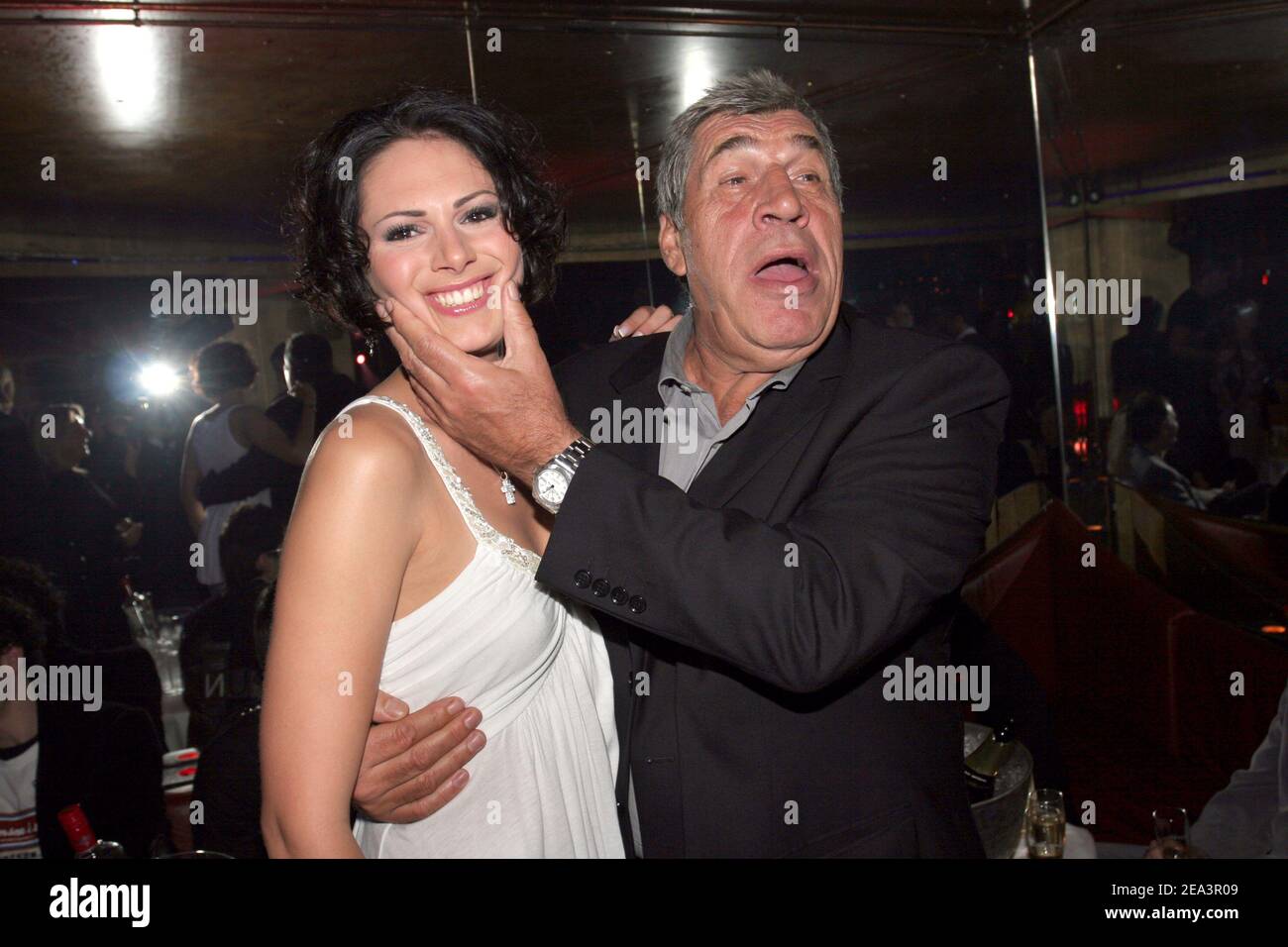 Miss France 2004 Laetitia Bleger With Jean Pierre Castaldi At Her