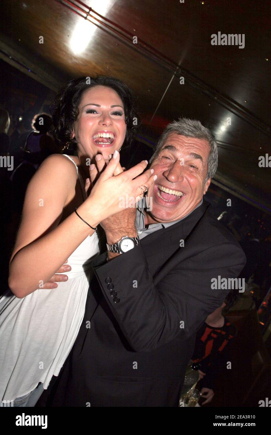 Miss France 2004 Laetitia Bleger With Jean Pierre Castaldi At Her