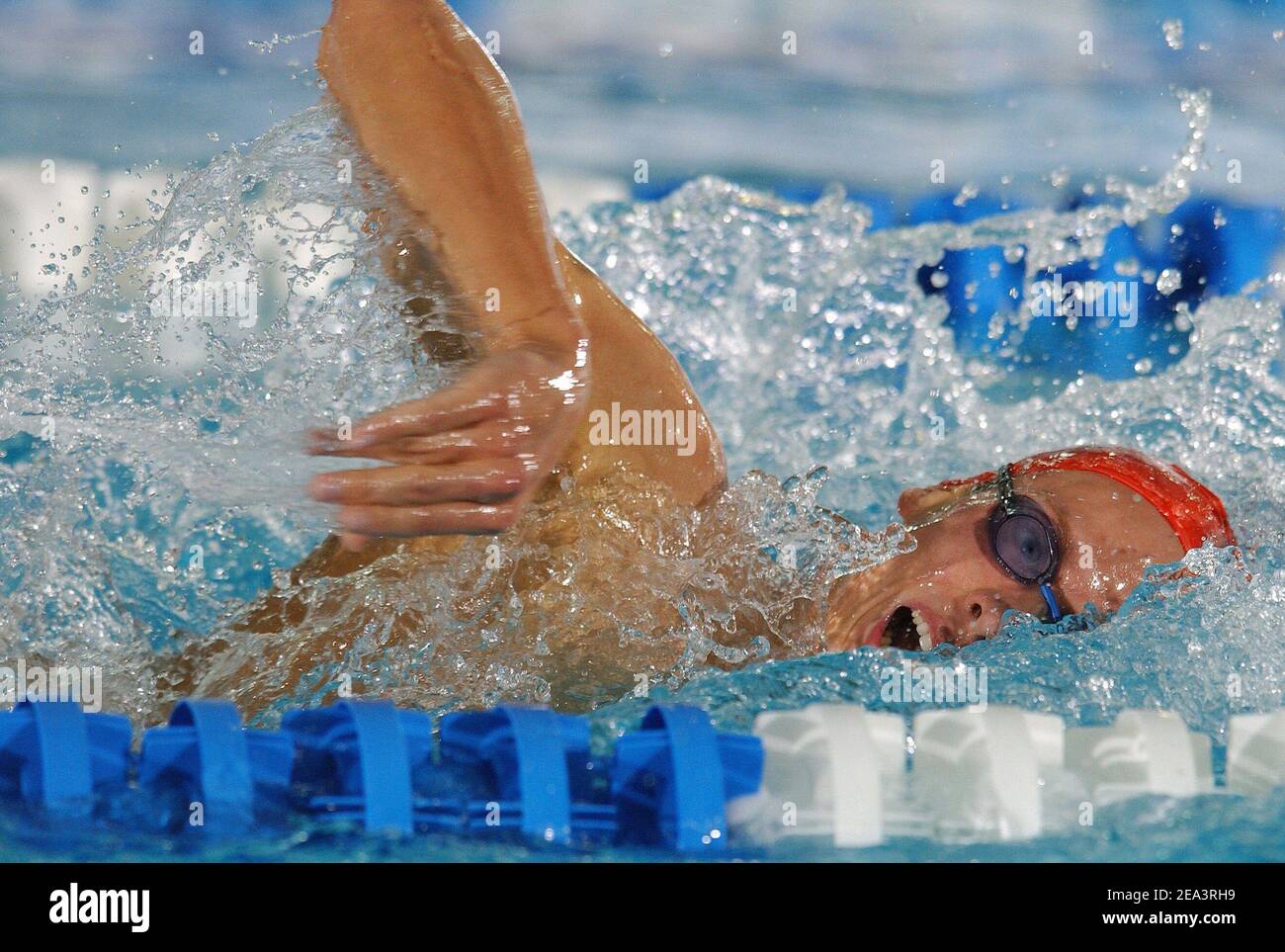 Nicolas Rostoucher (800m freestyle men) during the French swimming