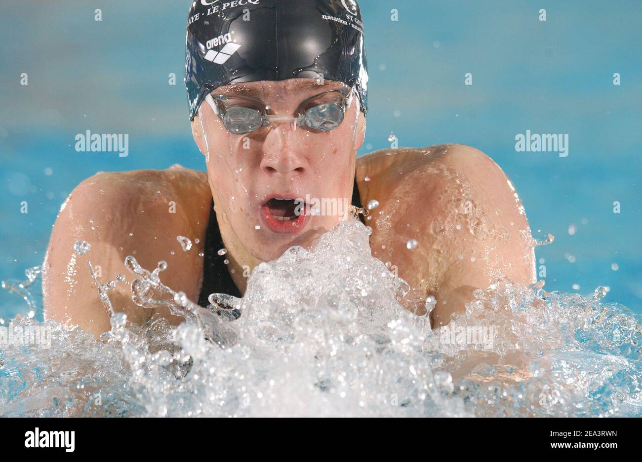 Sebastien Rouault (400 m medley men) during the French swimming ...