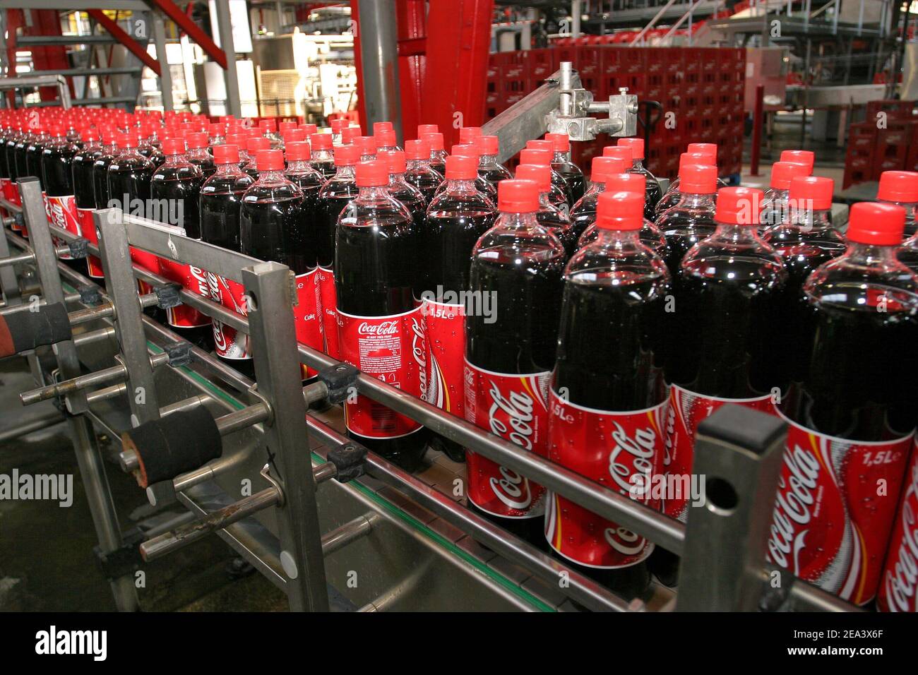 Allgemeine Ansichten der Coca-Cola-Fabrik 'les Pennes Mirabeau' in