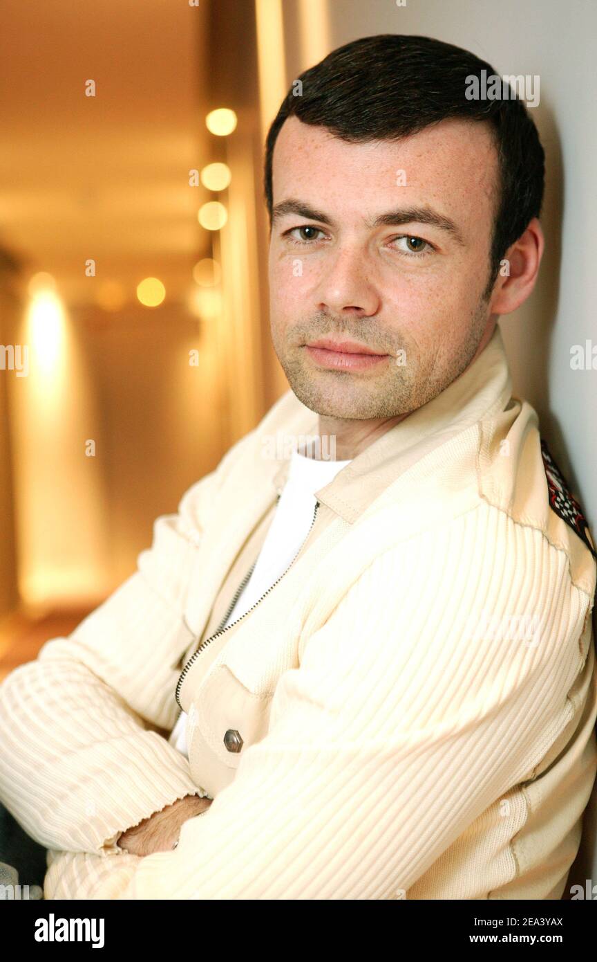 EXCLUSIVE. French TV program 'Queer' member, Xavier Anthony poses in ...