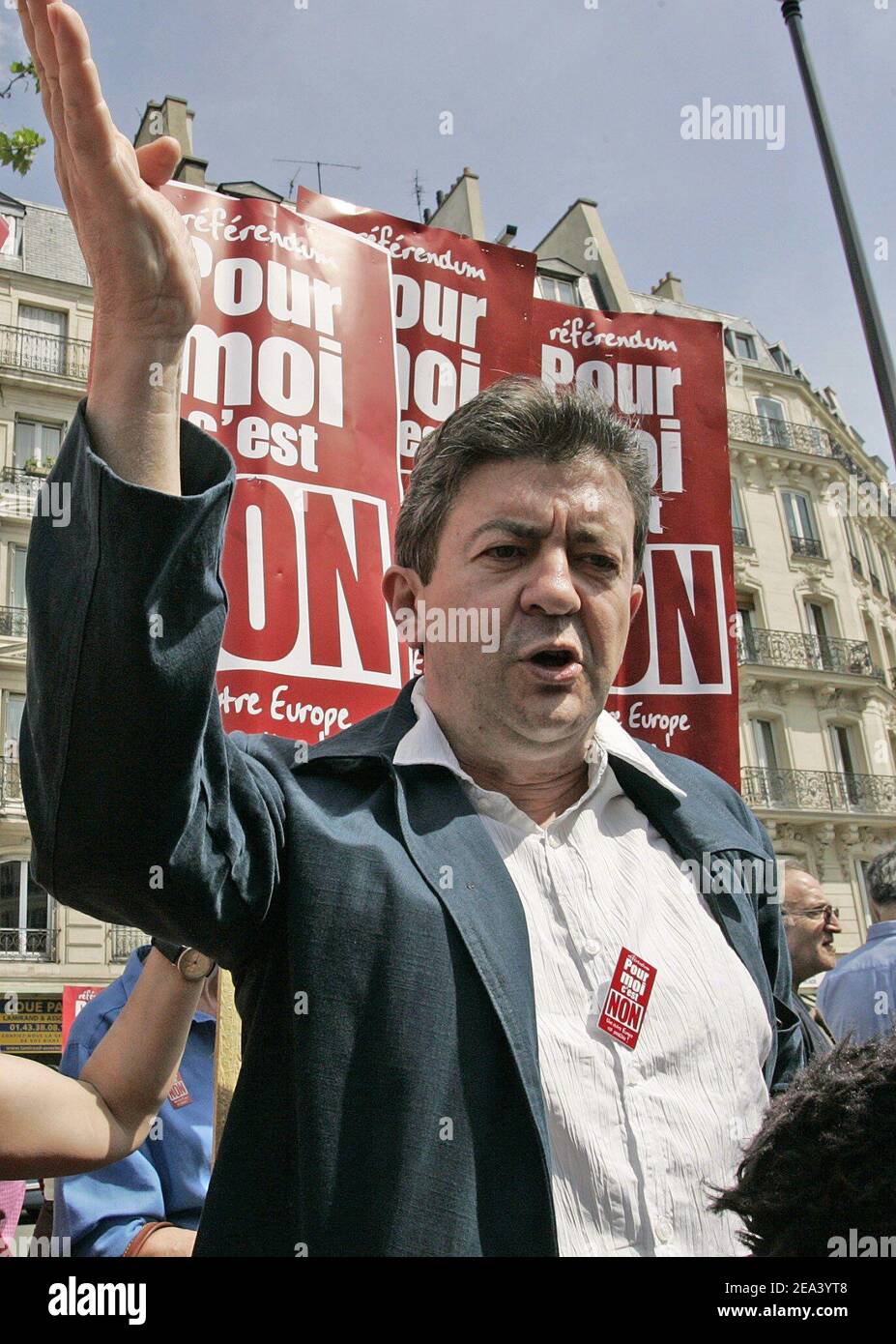 French Socialist Jean-Luc Melenchon participates in a Leftists' May Day ...
