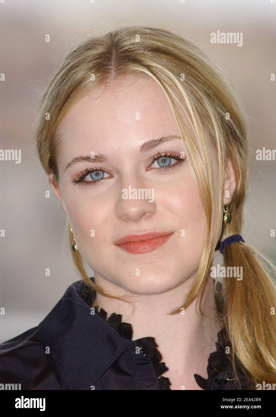 US actress Evan Rachel Wood poses at a photocall for US director David ...