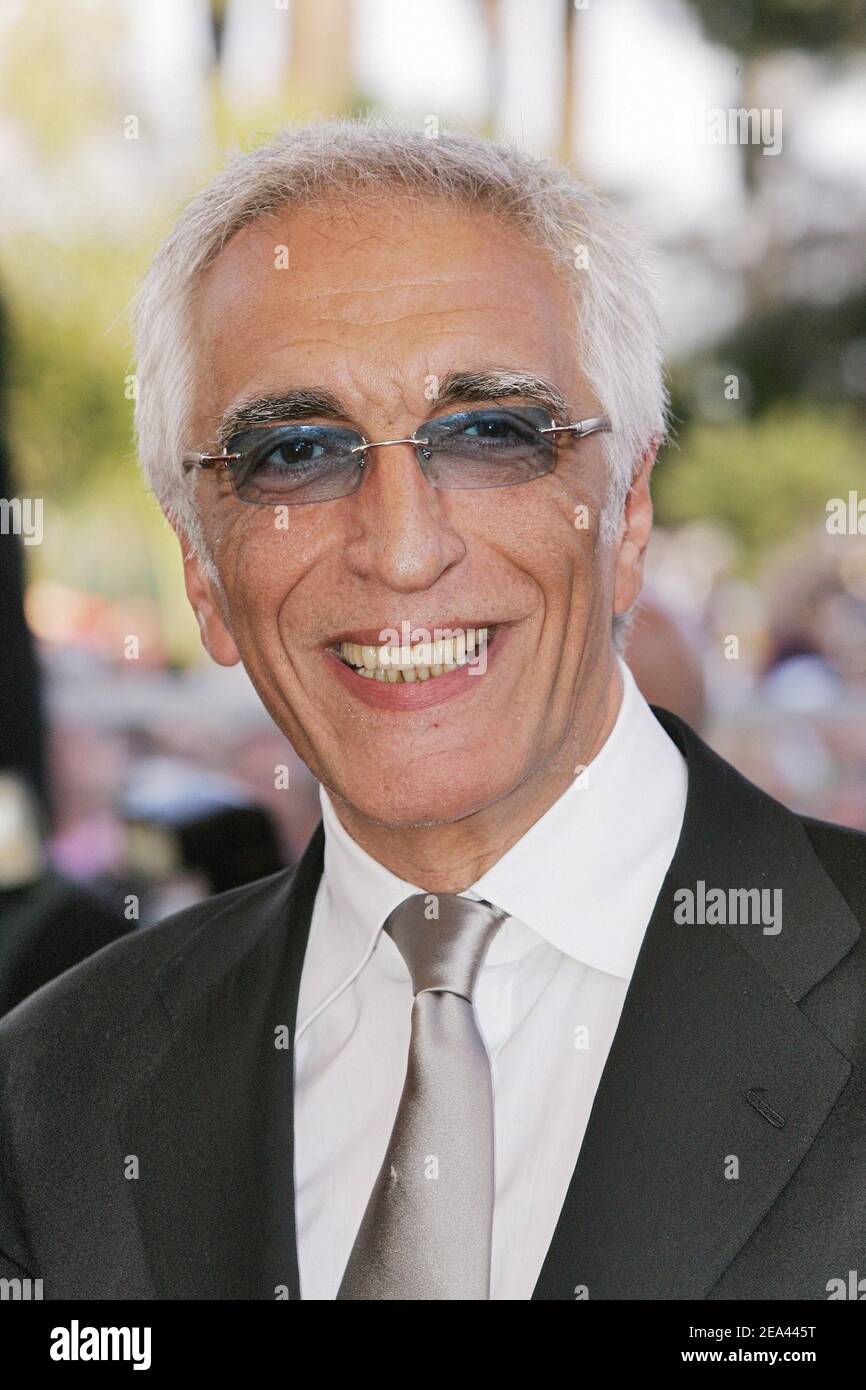 Gerard Darmon arrives for the screening of the film 'Peindre ou faire l'amour' directed by Arnaud and Jean-Marie Larrieu during the 58th International Cannes Film Festival, in Cannes, southern France, on May 18, 2005. Photo by Hahn-Nebinger-Klein/ABACA. Stock Photo