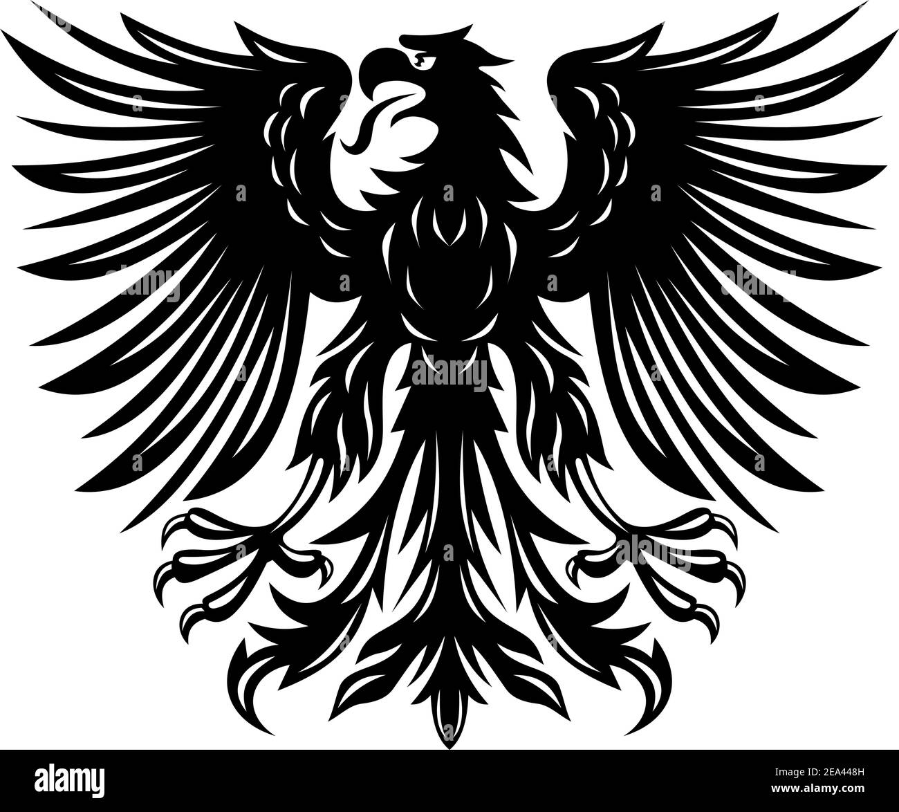 Power black eagle for heraldry or tattoo design Stock Vector Image & Art - Alamy Power black eagle for heraldry or tattoo design Stock Vector Image & Art - Alamy