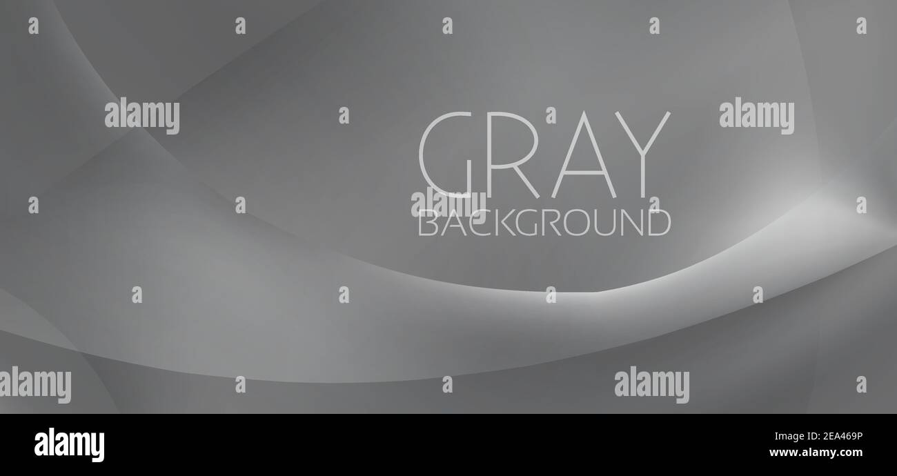 Abstract dark gray stylish background with transparent shape and gradient. Vector graphics Stock Vector