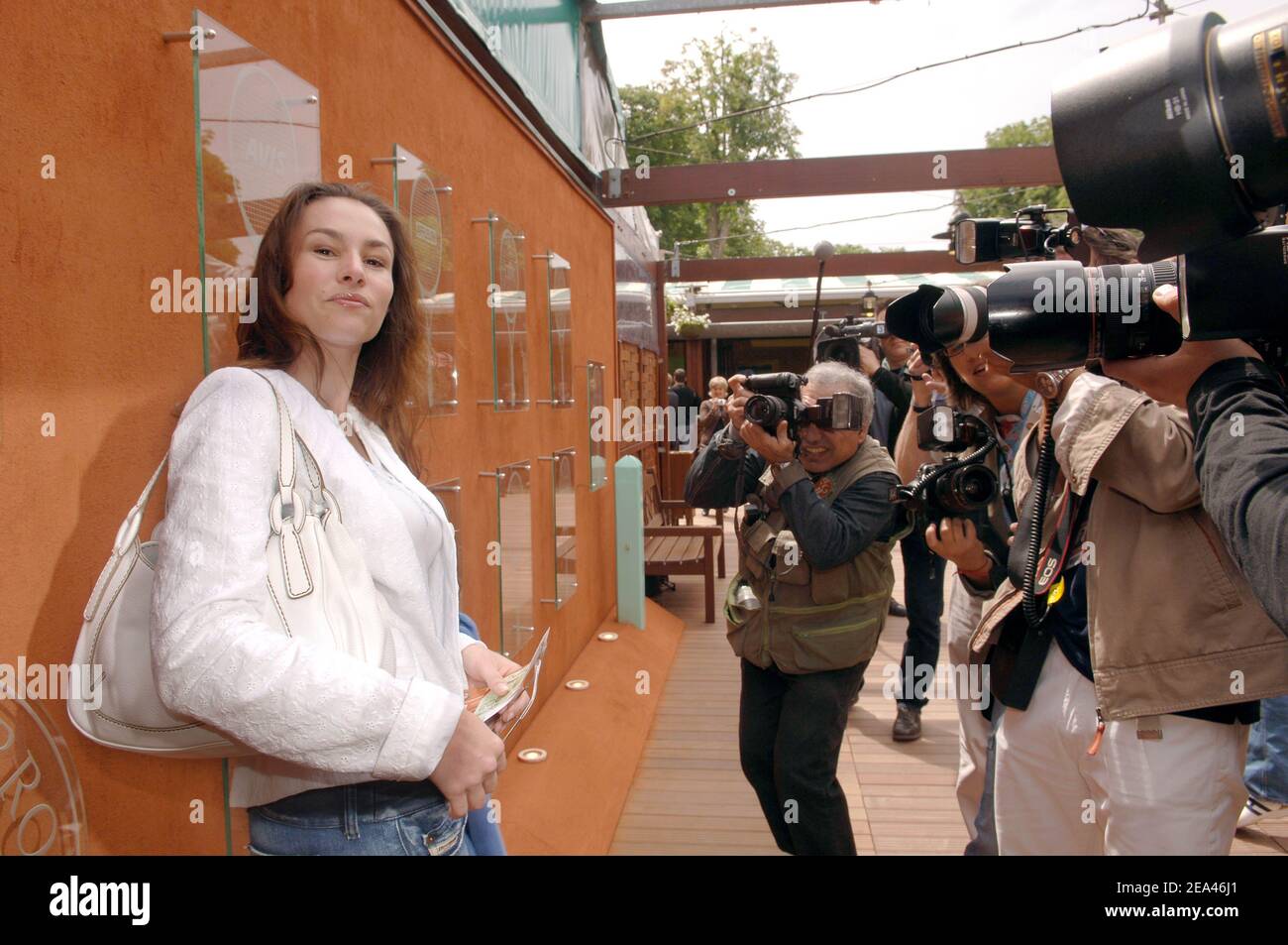 French Actress Vanessa Demouy Pictured At The Roland Garros Vip Village During The Tennis Open 05 At Roland Garros In Paris France On May 24 05 Photo By Gorassini Zabulon Abaca Stock Photo Alamy