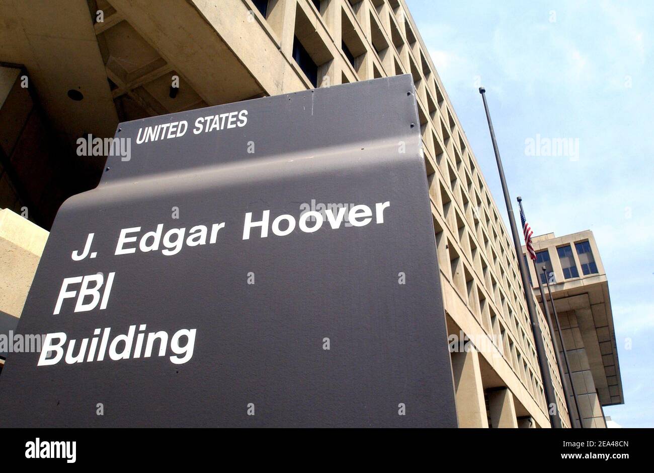 The J. Edgar Hoover FBI Building in Washington D.C. on June 1, 2005. It
