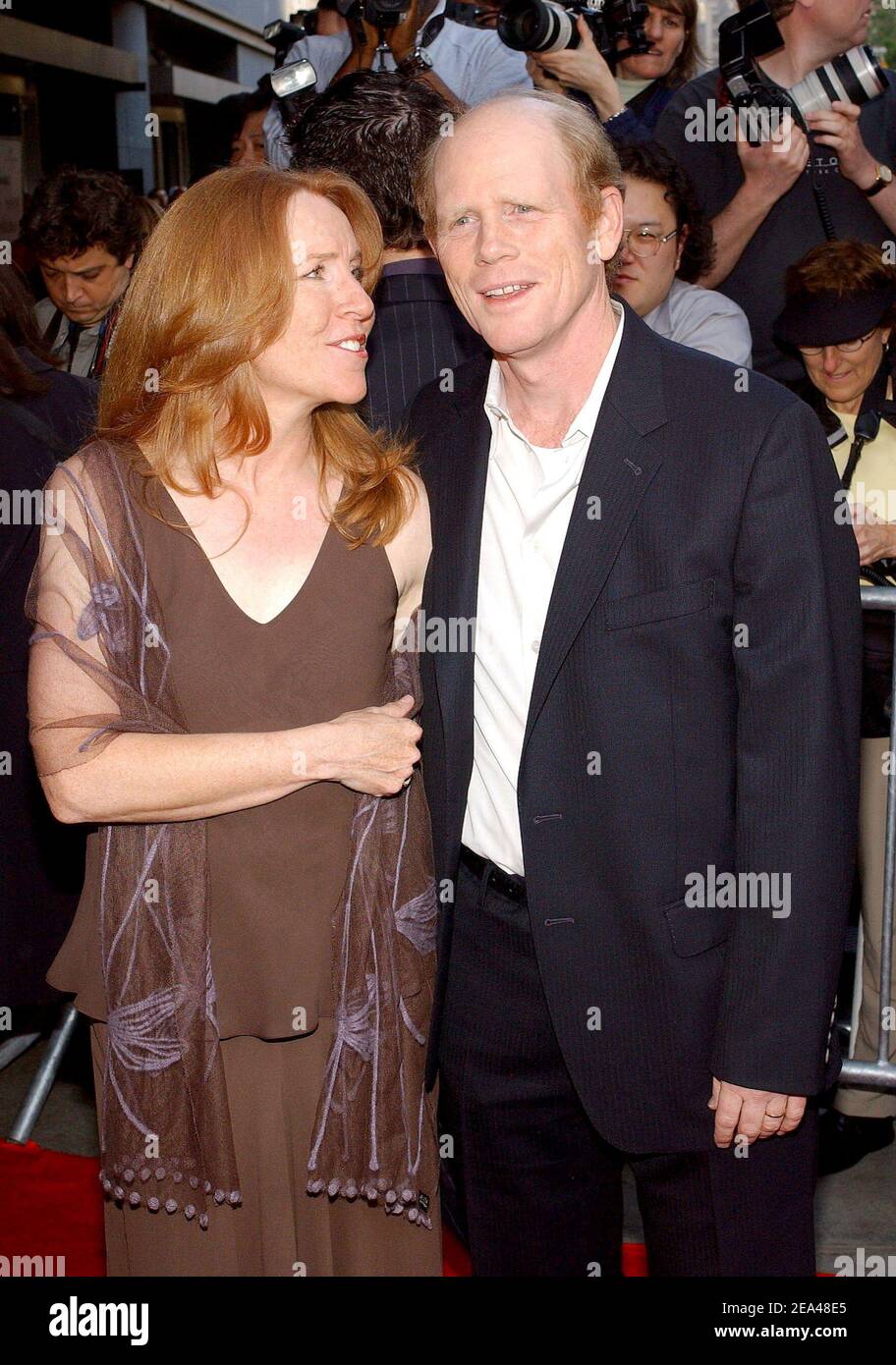 U.S. director Ron Howard and his wife pose when they arrive at the ...