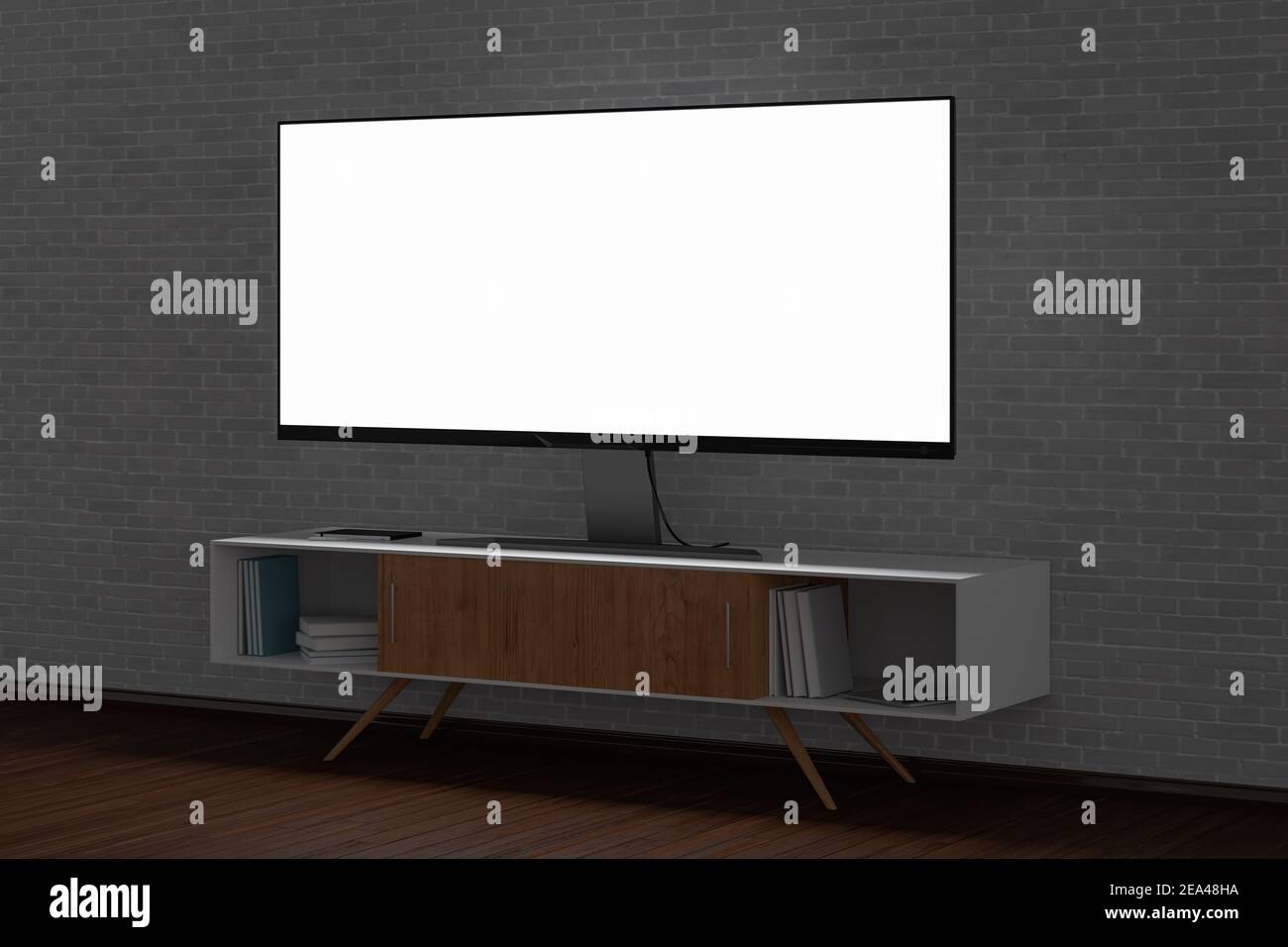 Glowing tv stand deals