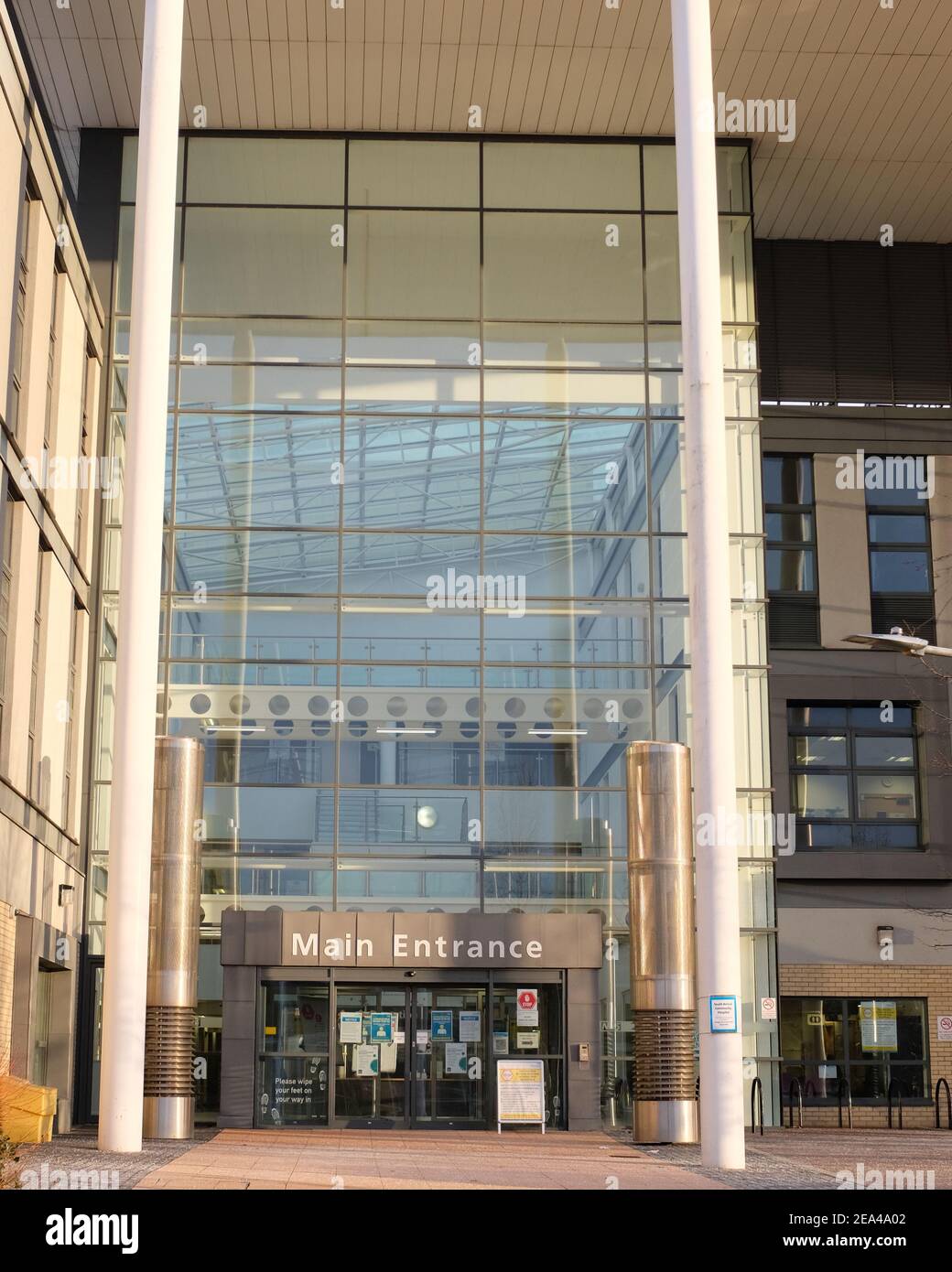 February 2021 Front entrance to the South Bristol Community Hospital Stock Photo Alamy