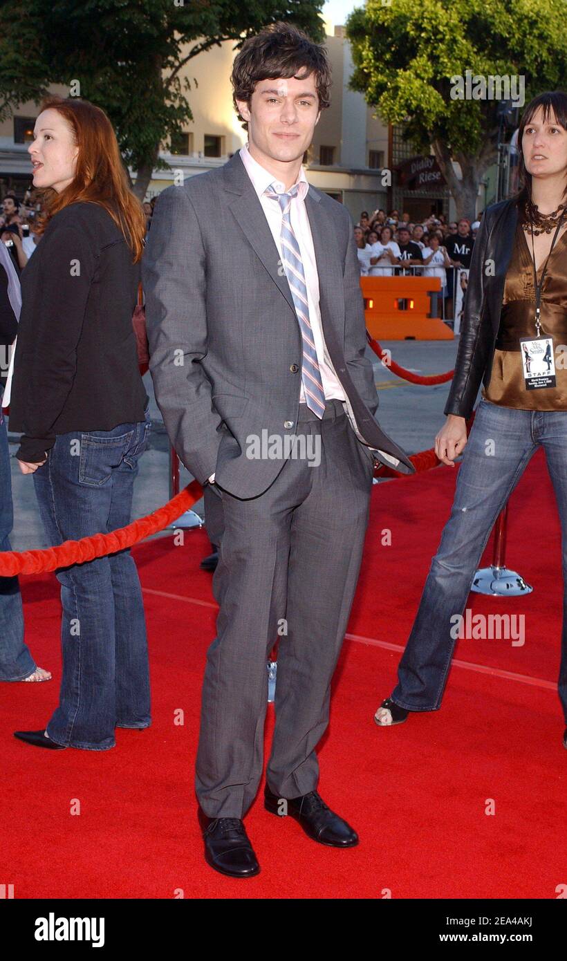 U.S. actor Adam Brody poses as he arrives at the world premiere of 'Mr ...