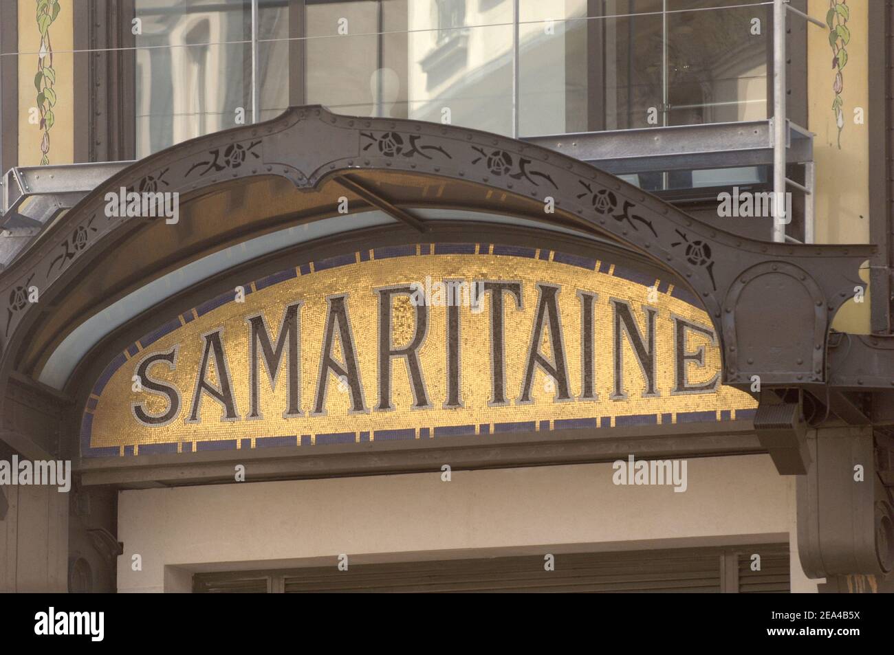 La Samaritaine' bags pictured in Paris, France, on June 10, 2005. The  luxury giant LVMH Louis Vuitton Moet Hennessy's store is being forced to  shut its doors for six years due to