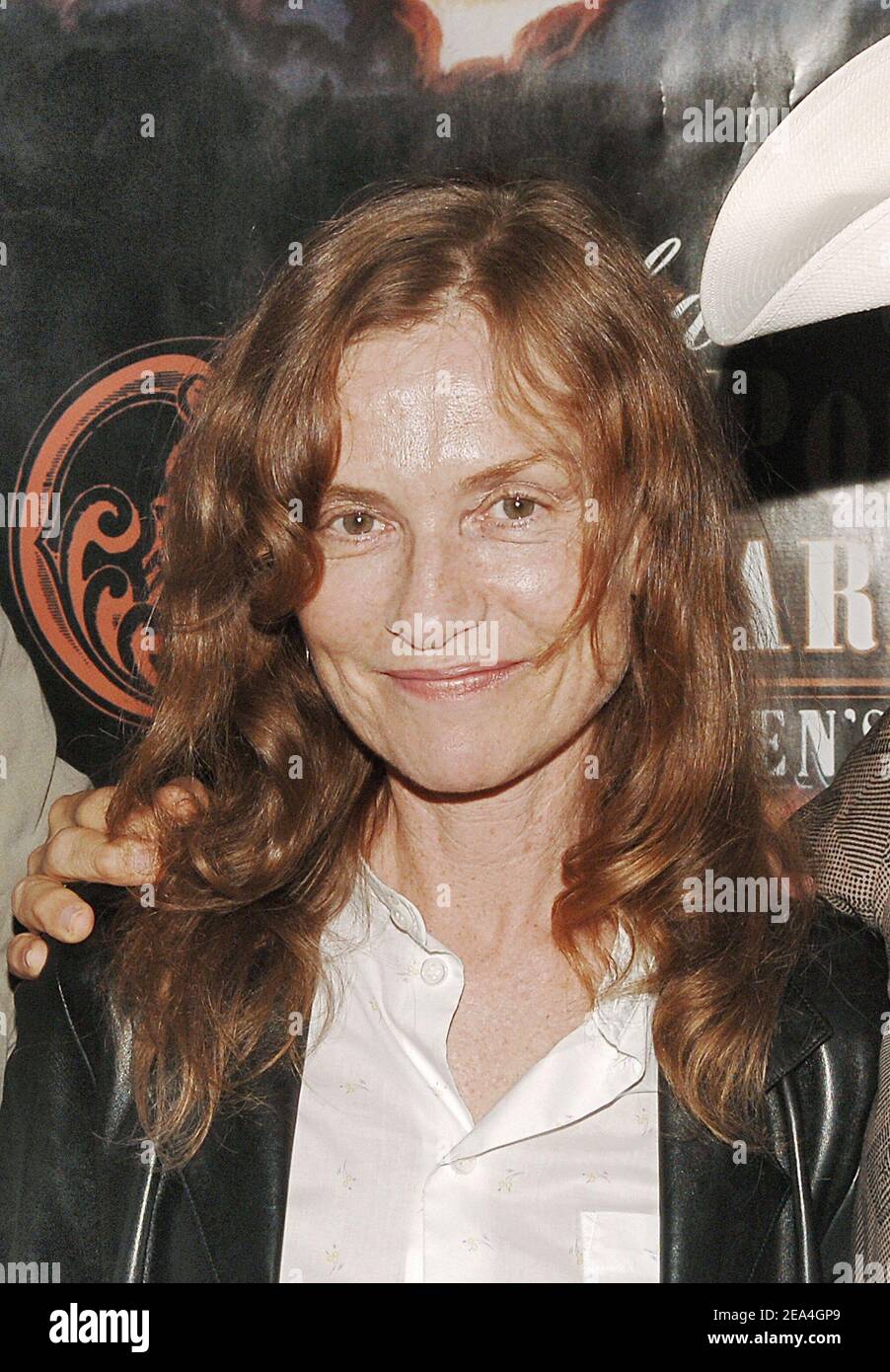 French actress and cast member Isabelle Huppert poses at the