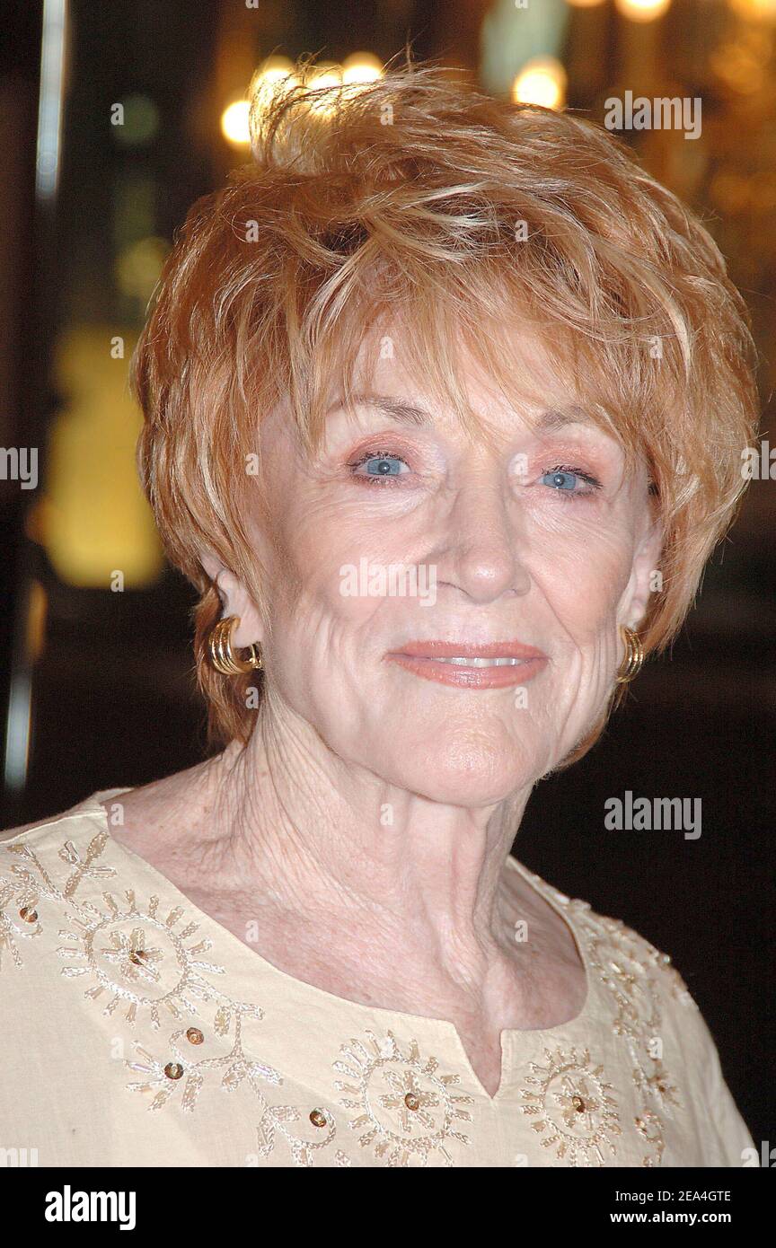 Jeanne Cooper from 'The young and the restless' poses inside the 'Hotel de Paris' in Monte Carlo, Monaco on June 30, 2005. Photo by Denis Guignebourg/ABACAPRESS.COM Stock Photo