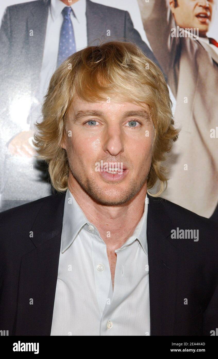 Cast member Owen Wilson arrives at the 'Wedding Crashers' premiere held at the Ziegfeld theatre in New York, on Wednesday July 13, 2005. Photo by Nicolas Khayat/ABACAPRESS.COM Stock Photo
