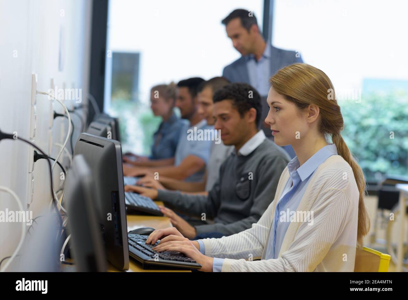 the-students-in-the-classroom-stock-photo-alamy