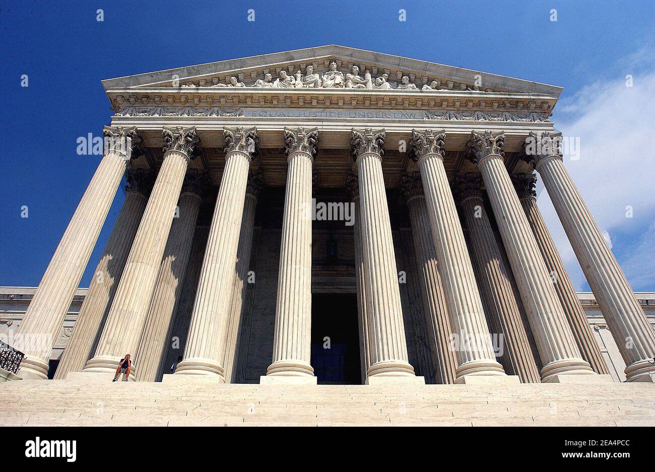 The Supreme Court of the United States on August 4, 2005. Photo by ...