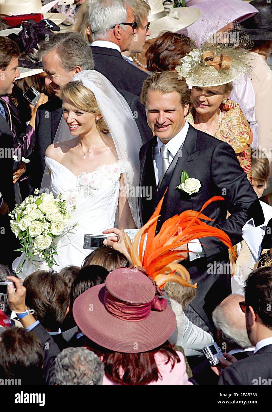 Wedding of Delphine Arnault and Alessandro Gancia in Bazas, South