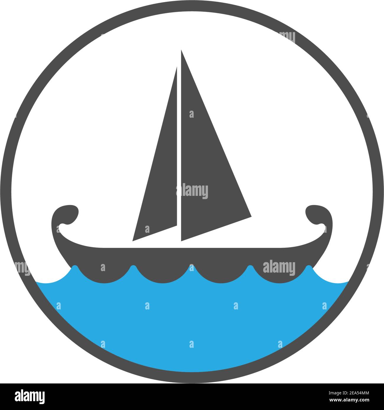 Cruise ship logo icon design template vector illustration Stock Vector ...