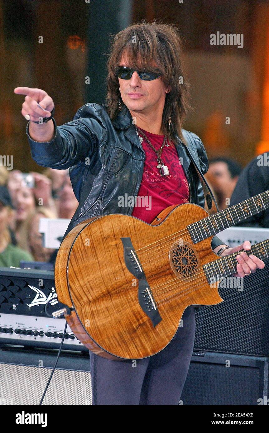 Richie Sambora performs live on the Plaza at Rockefeller